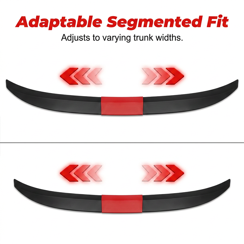 🚗 LIMITED-TIME 50% OFF! ✨ Car Downforce Rear Spoiler – ABS, 3-Piece Adjustable, No-Drill Install 🏁
