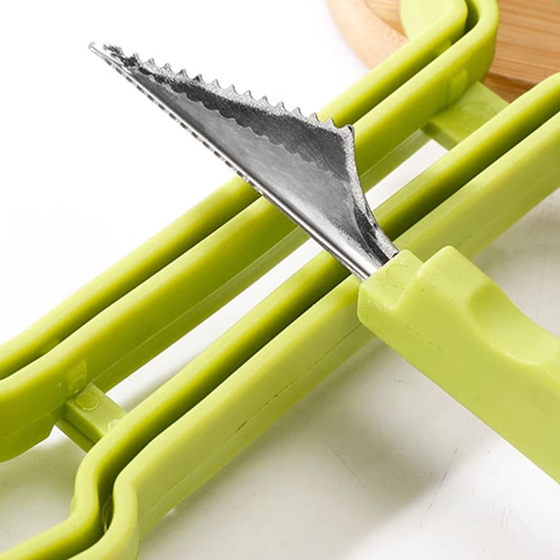 🔥 LIMITED-TIME 50% OFF！🍉✨3-in-1 Stainless Steel Melon Baller Scoop Tool Kit