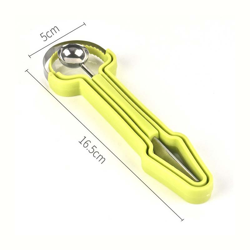 🔥 LIMITED-TIME 50% OFF！🍉✨3-in-1 Stainless Steel Melon Baller Scoop Tool Kit