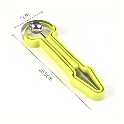 🔥 LIMITED-TIME 50% OFF！🍉✨3-in-1 Stainless Steel Melon Baller Scoop Tool Kit
