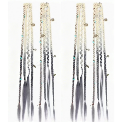 Maillard Style Pre-Braided Hair Extensions