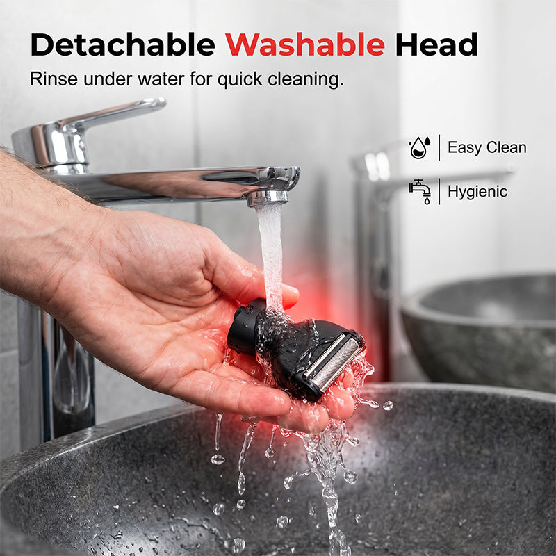 🔥Hot Sale 50% OFF🔥No More Nicks & Pulls! Reach-Anywhere Body Trimmer – Safe for Chest, Back & Below-the-Belt
