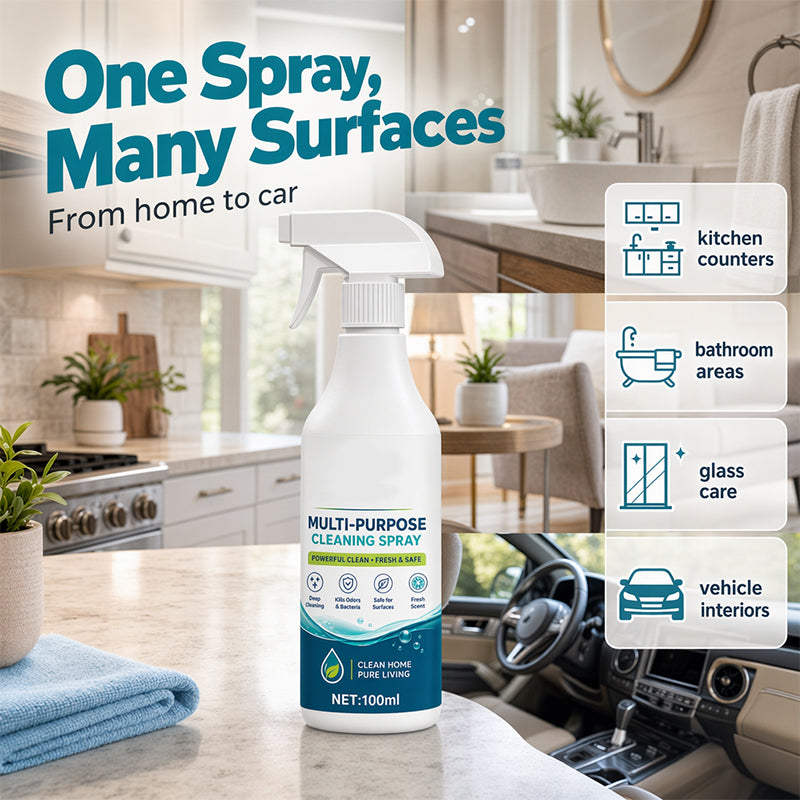 ✨Multi-Purpose Household Cleaning Spray - All-Surface Fast Stain Remover 🏡