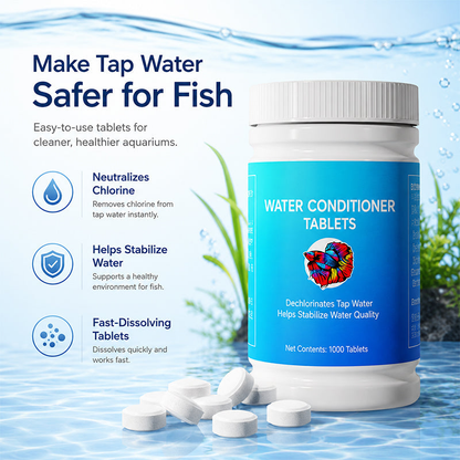 🔥Hot Sale 50% OFF🔥Healthy Fish, Happy Tank! Aquarium Dechlorinator Water Conditioner Tablets 💧