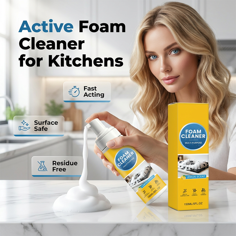 Multi-Purpose Foam Cleaner for Kitchen & Home