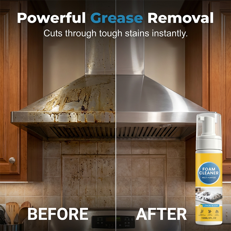 Multi-Purpose Foam Cleaner for Kitchen & Home