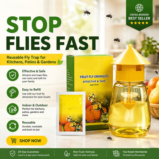 Indoor and Outdoor Hanging Fly Trap