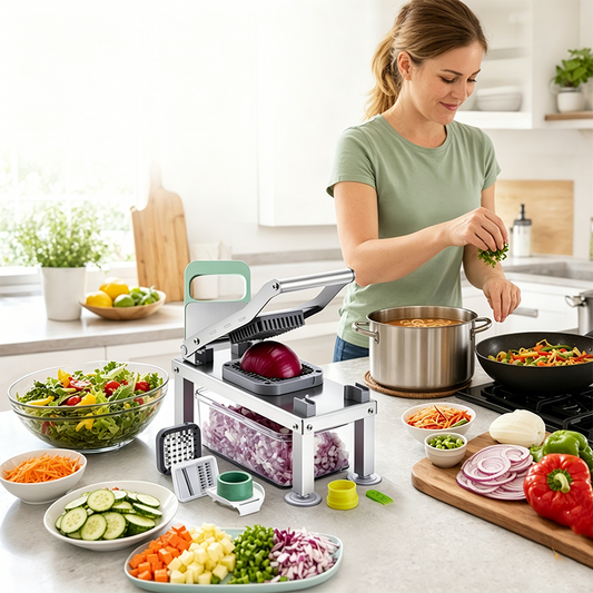 🔥50% OFF🥔Multifunctional 9-Blade Food Chopper with Storage Container