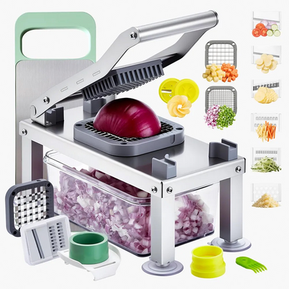 🔥50% OFF🥔Multifunctional 9-Blade Food Chopper with Storage Container