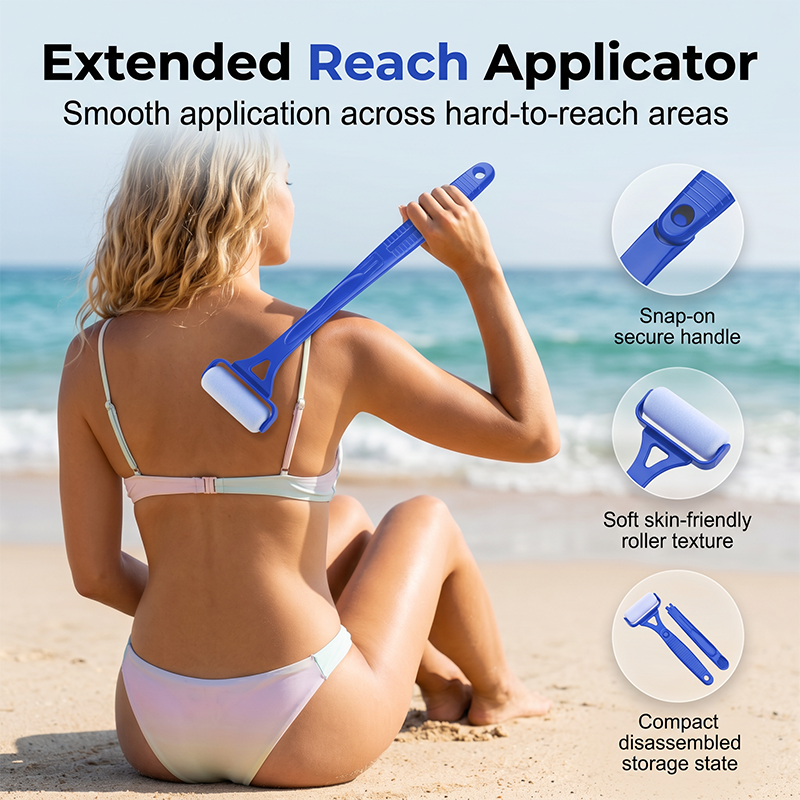 Long Reach Back Cream Applicator Roller
