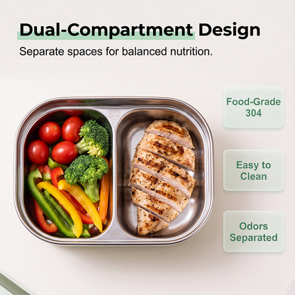 ⏰Portable Electric Heated Lunch Box Water-Free Food Warmer