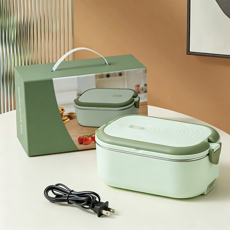 ⏰Portable Electric Heated Lunch Box Water-Free Food Warmer