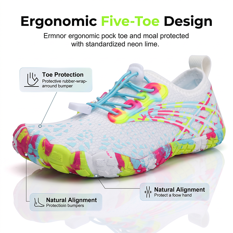Non-Slip Five-Toe Beach Shoes Breathable Water Sneakers