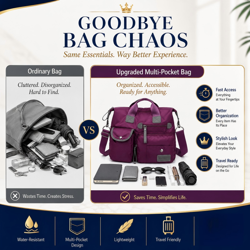 🥳2026 HOT SALE🥳💞50K+ SOLD!👜🌟 50% OFF! Large Waterproof Tote Bag – Spacious main compartment, multiple pockets & 3 carrying ways. Lightweight Oxford fabric – perfect for work, shopping & travel! 💪✨