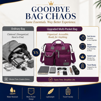 🥳2026 HOT SALE🥳💞50K+ SOLD!👜🌟 50% OFF! Large Waterproof Tote Bag – Spacious main compartment, multiple pockets & 3 carrying ways. Lightweight Oxford fabric – perfect for work, shopping & travel! 💪✨