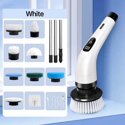 📢📢50% OFF !! ⏰🧽8-in-1 Electric Cleaning Brush Set for Home Use