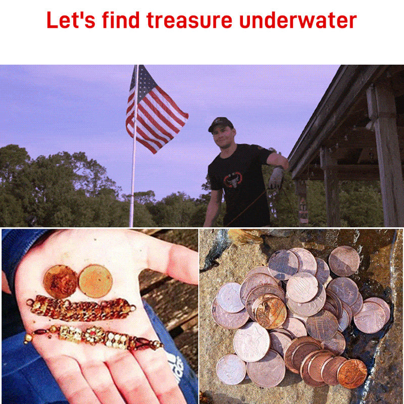 🎉 2026 Sale — Over 18,600 Sold!🧲 Heavy‑Duty Underwater Magnetic Salvage Magnet Set With Rope ✨