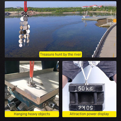 🎉 2026 Sale — Over 18,600 Sold!🧲 Heavy‑Duty Underwater Magnetic Salvage Magnet Set With Rope ✨