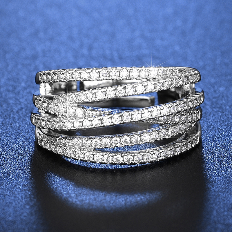 🎁2026 New Arrivals 50% OFF💥Adjustable Multi-Band Crossover Ring