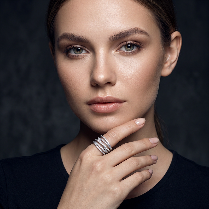 🎁2026 New Arrivals 50% OFF💥Adjustable Multi-Band Crossover Ring