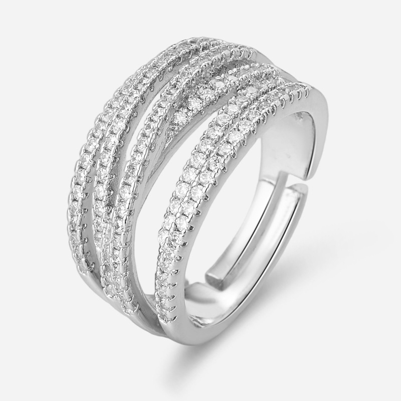 🎁2026 New Arrivals 50% OFF💥Adjustable Multi-Band Crossover Ring