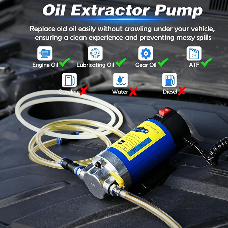 🔧 Portable Engine Oil Transfer Pump – Efficient, compact & easy to use – Ideal for oil changes & fluid transfer 🚗