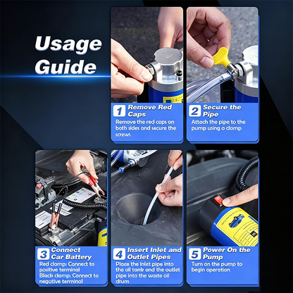 🔧 Portable Engine Oil Transfer Pump – Efficient, compact & easy to use – Ideal for oil changes & fluid transfer 🚗