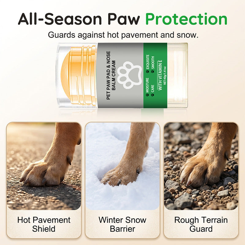 🥳2026 HOT SALE🥳💞50K+ SOLD!🐾✨Moisturizing Pet Paw Balm Stick – Natural ingredients, safe to lick.Relief for cracked paws & noses. Mess‑free stick, apply anytime! 🌿🛡️