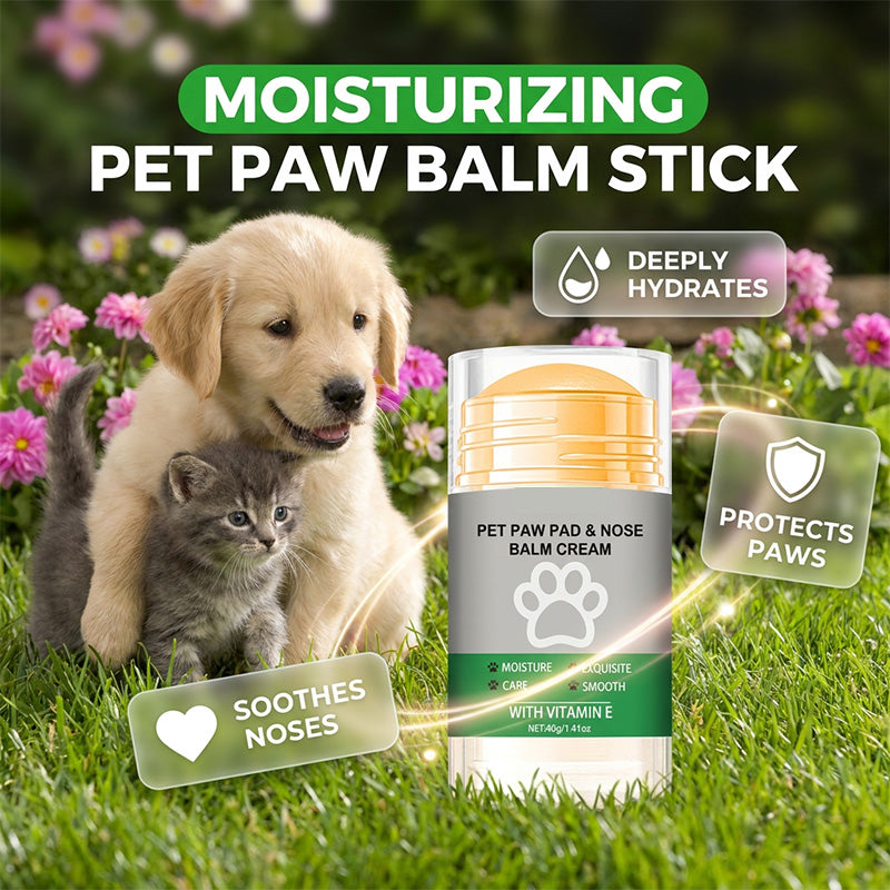 🥳2026 HOT SALE🥳💞50K+ SOLD!🐾✨Moisturizing Pet Paw Balm Stick – Natural ingredients, safe to lick.Relief for cracked paws & noses. Mess‑free stick, apply anytime! 🌿🛡️
