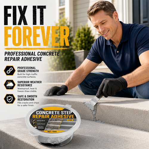 Step repair adhesive, cement floor repair agent, strong weather-resistant and waterproof concrete crack repair agent
