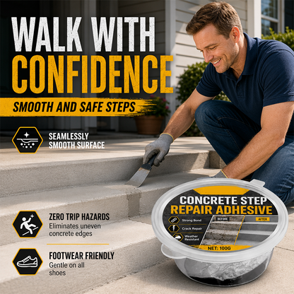 Step repair adhesive, cement floor repair agent, strong weather-resistant and waterproof concrete crack repair agent