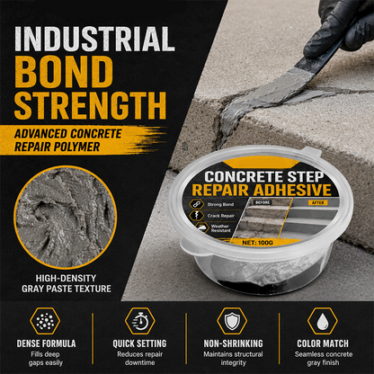 Step repair adhesive, cement floor repair agent, strong weather-resistant and waterproof concrete crack repair agent