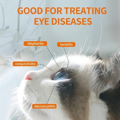 🐱🐶Pet Eye Cleaner & Drops – Gentle pH‑balanced formula, safe for dogs & cats. Soothes redness, removes tear stains & daily dirt. No peroxide! 🌿💧