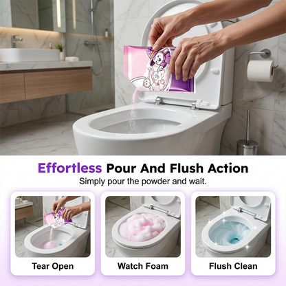😎Automatic Foaming Toilet Bowl Cleaner Powder