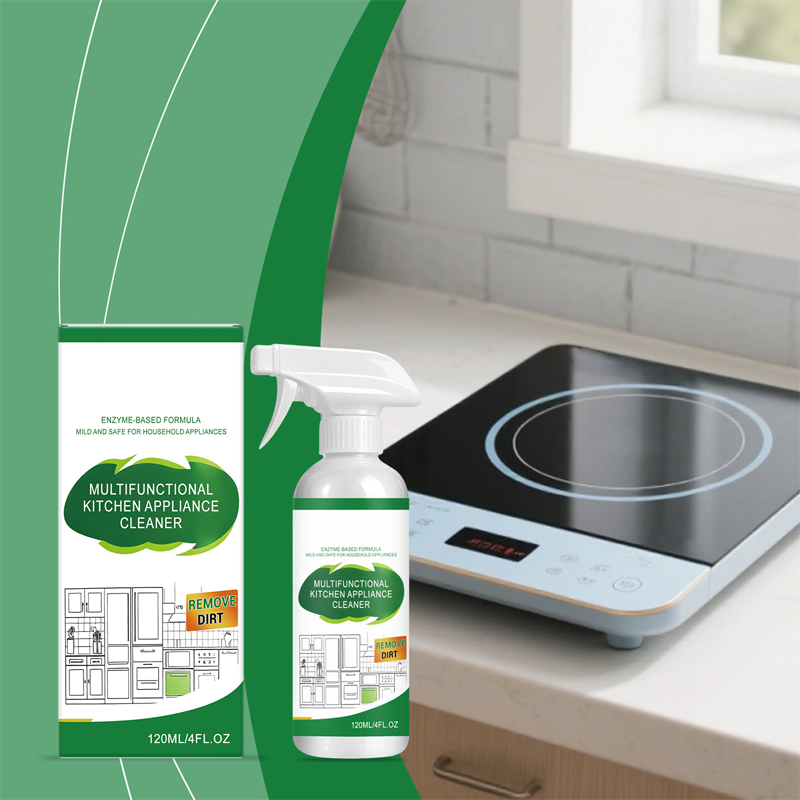 Multi-purpose enzyme foam cleaner