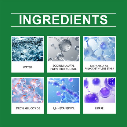 Multi-purpose enzyme foam cleaner