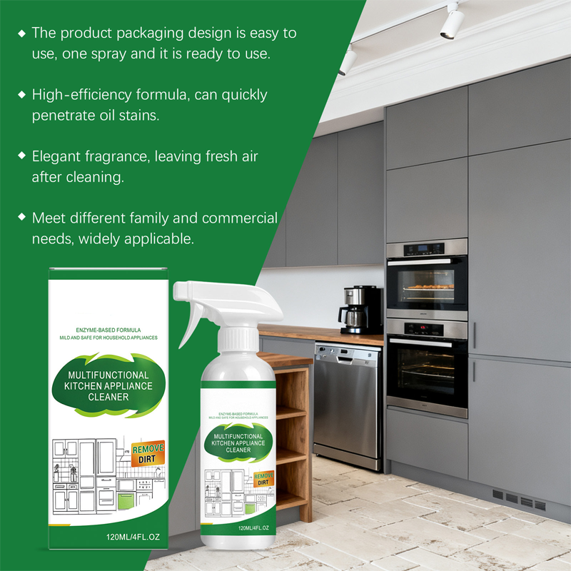 Multi-purpose enzyme foam cleaner