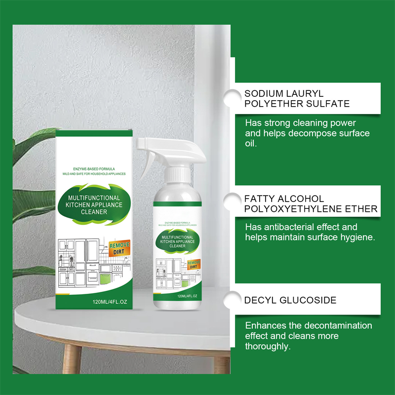 Multi-purpose enzyme foam cleaner