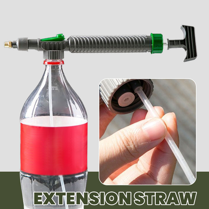 🌿50% OFF NOW! Manual Drink Bottle Sprayer with Adjustable Nozzle‑Portable DIY Garden Spray Tool, Fits Standard Plastic Bottles for Plant Watering, Fertilizing & Pest Control