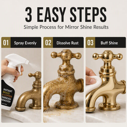 🏆✨ Today 49% OFF🔥 Instant Brass Tarnish Remover Spray | The Easy Way to Restore Beautiful Brass Shine