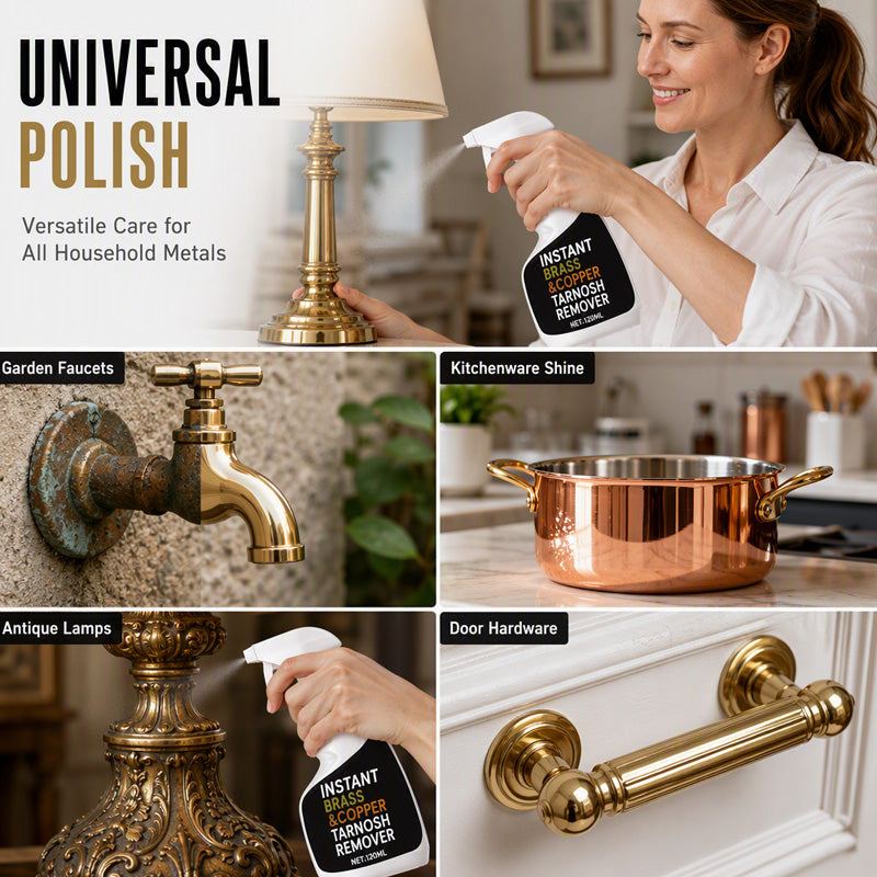 🏆✨ Today 49% OFF🔥 Instant Brass Tarnish Remover Spray | The Easy Way to Restore Beautiful Brass Shine