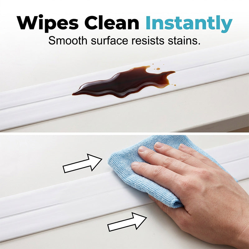🥳2026 HOT SALE🥳💞50K+ SOLD!🚿🛡️ 50% OFF! Waterproof Sealing Tape – No caulk, no tools – just peel & stick. Seals sinks, tubs & counter gaps instantly – save on expensive call‑outs! 🏠✨