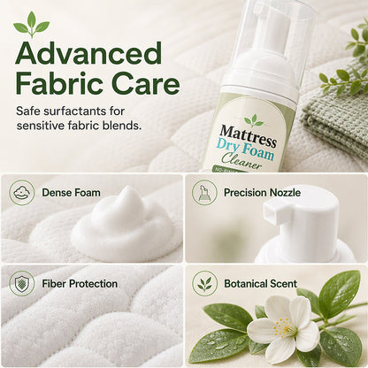 🔥 No-Rinse Mattress Dry Foam Cleaner – Enzyme-Powered Formula with Quick-Dry Technology – Ideal for Mattresses, Sofas, Car Seats & Pillows 🛏️🧽