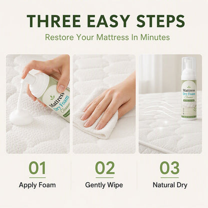 🔥 No-Rinse Mattress Dry Foam Cleaner – Enzyme-Powered Formula with Quick-Dry Technology – Ideal for Mattresses, Sofas, Car Seats & Pillows 🛏️🧽