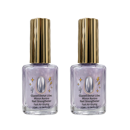 💜✨Lilac Glossy Mirror Nail Strengthener