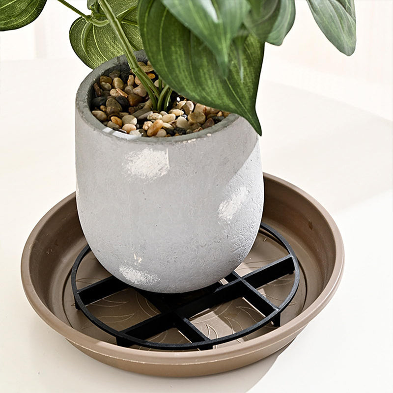 4-Pack Flowerpot Riser Tray – Lift Pots for Better Airflow & Cleaner Surfaces