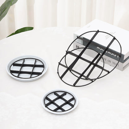 4-Pack Flowerpot Riser Tray – Lift Pots for Better Airflow & Cleaner Surfaces