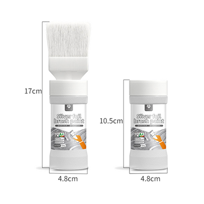 💰 Instant Discount ⏳Water-Based Metallic Silver Paint with Built-in Brush