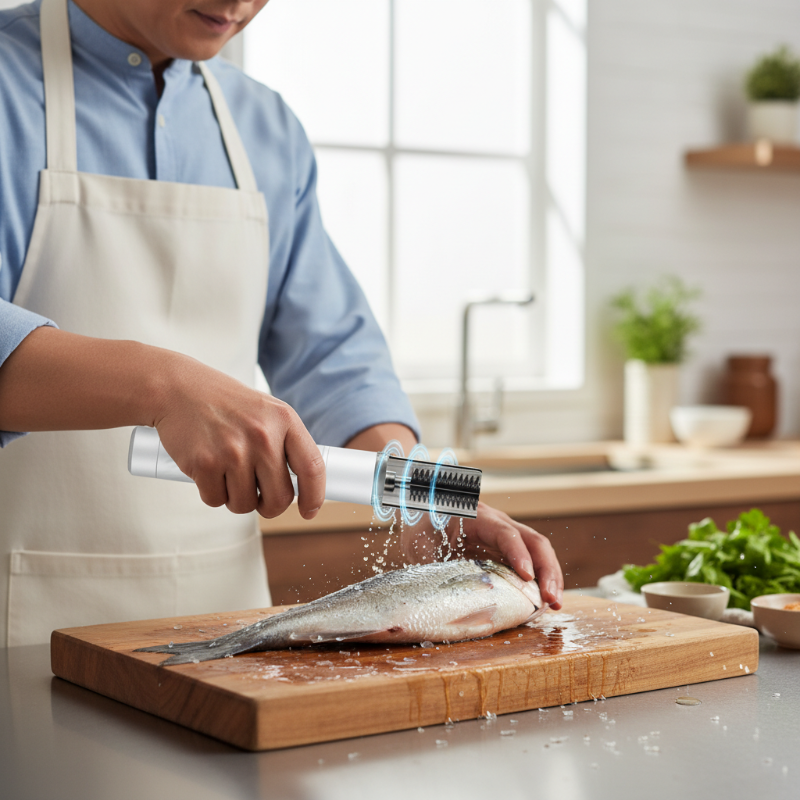 🐟 50% OFF NOW ✨ Rechargeable Fish Scaler — Fast, Skin-Friendly & Waterproof ⚡