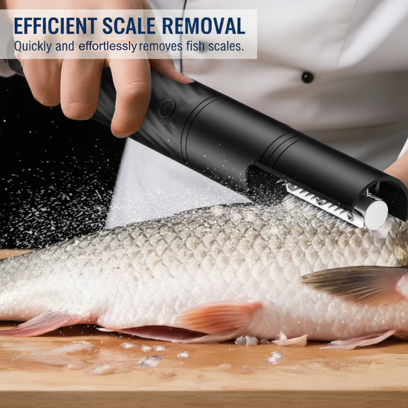 🐟 50% OFF NOW ✨ Rechargeable Fish Scaler — Fast, Skin-Friendly & Waterproof ⚡